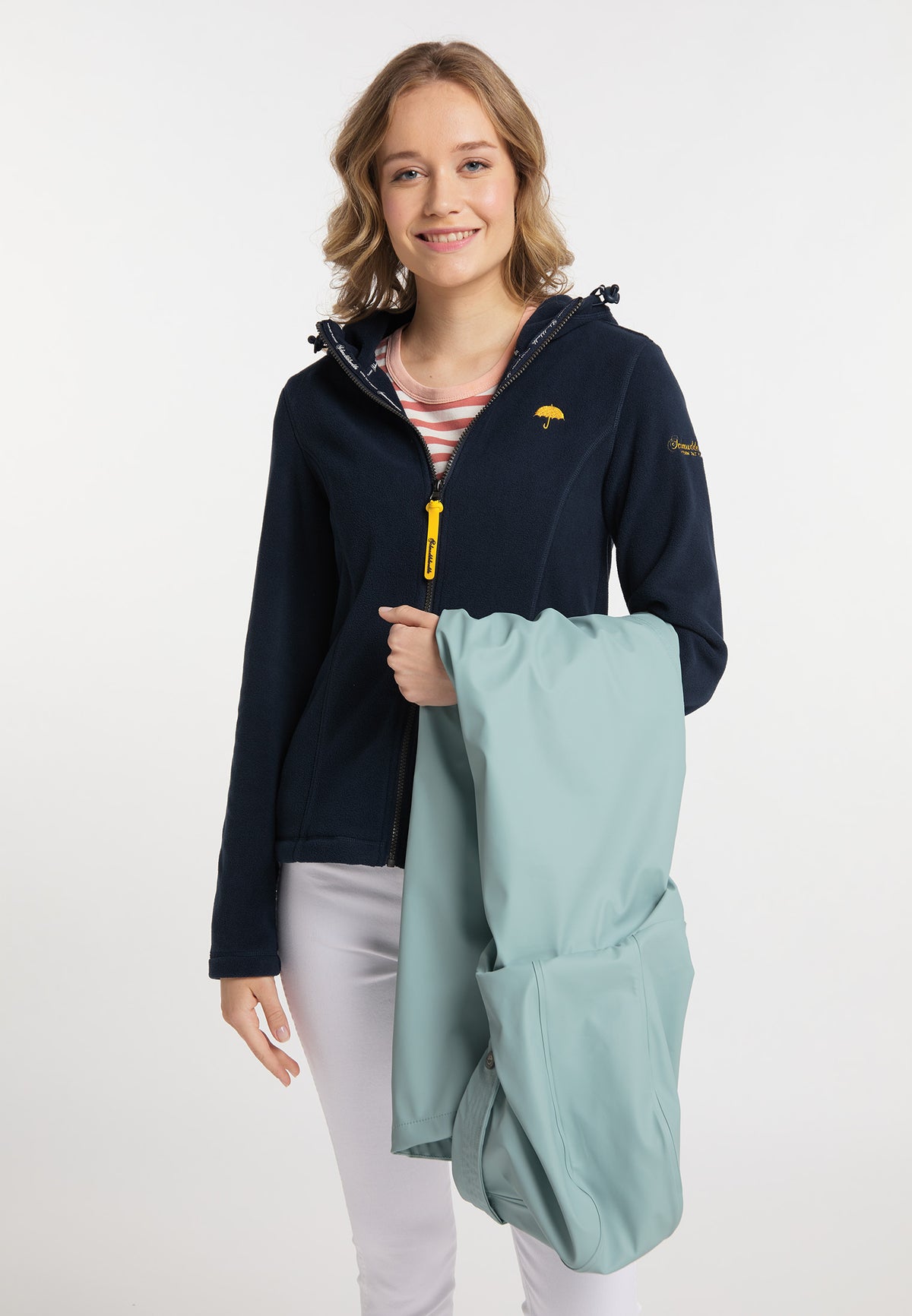 Schmuddelwedda Damen 3-in-1-Regenmantel
