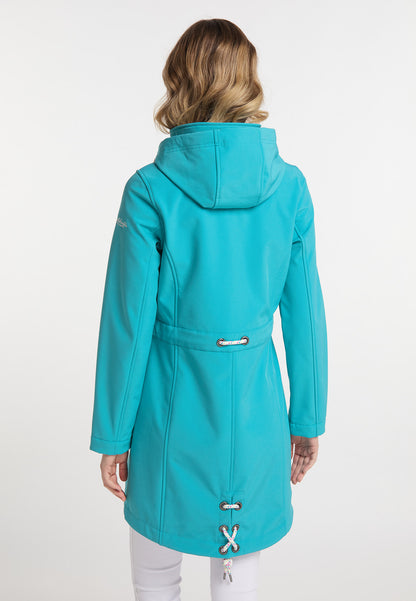 Schmuddelwedda Damen-Softshellmantel mit Magic-Print