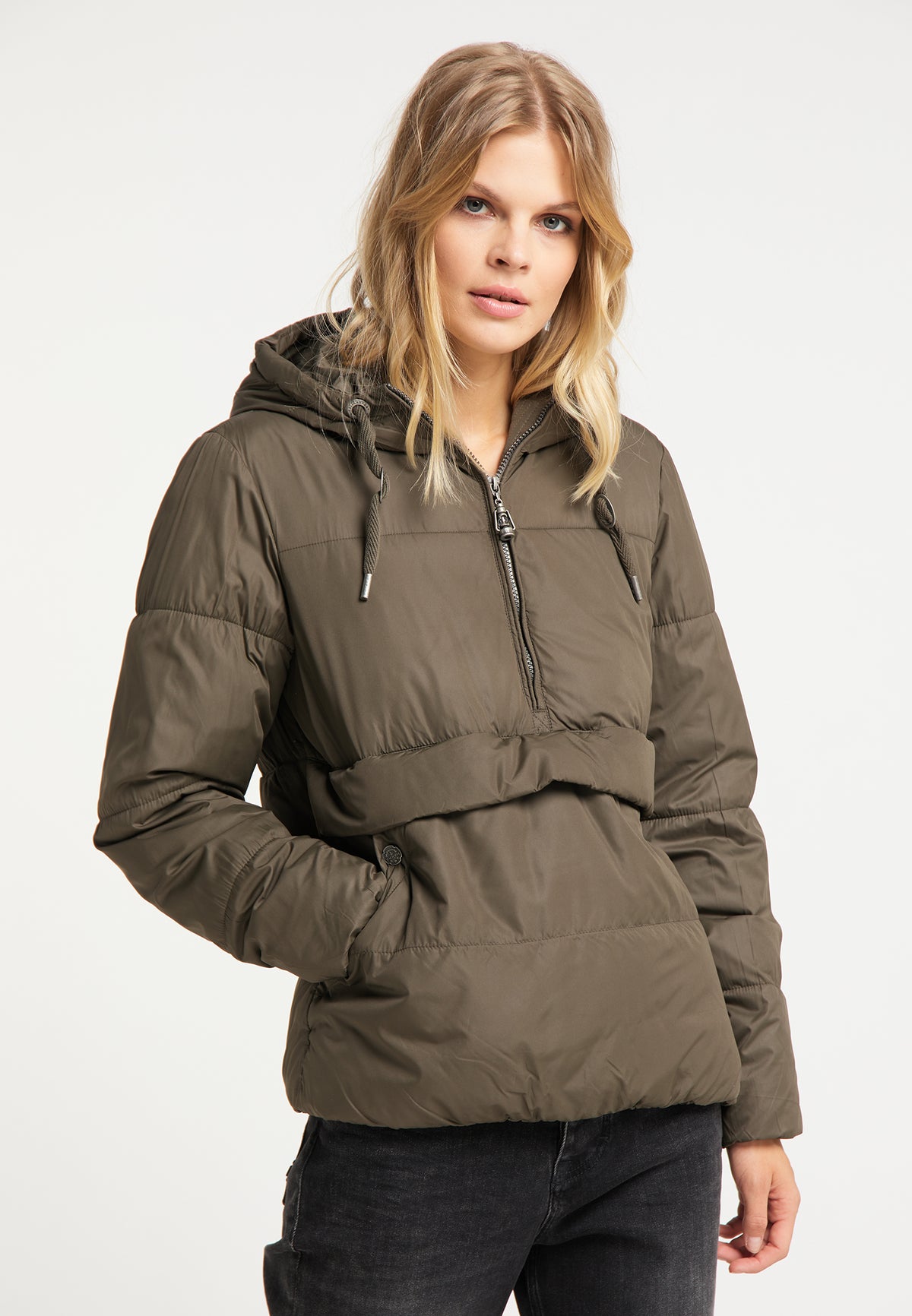 DreiMaster Vintage Women's Wattierte Schlupfjacke