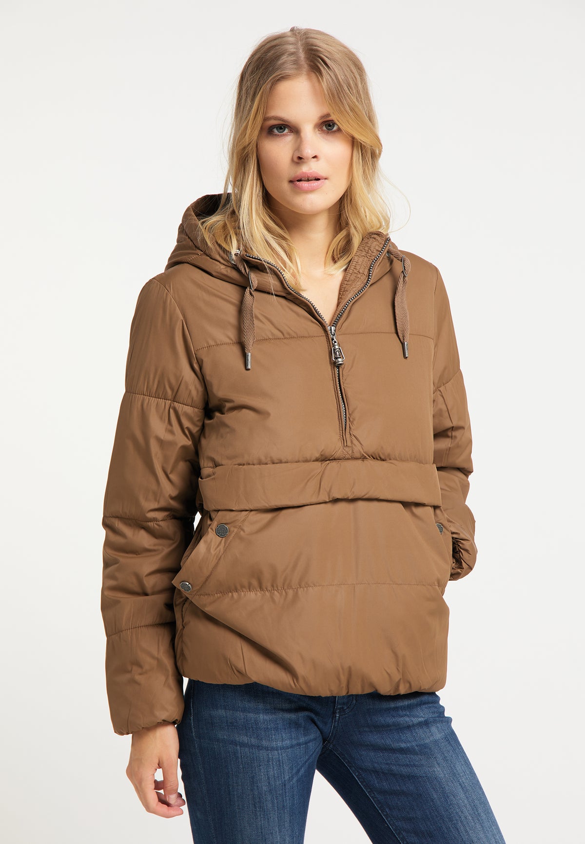 DreiMaster Vintage Women's Wattierte Schlupfjacke