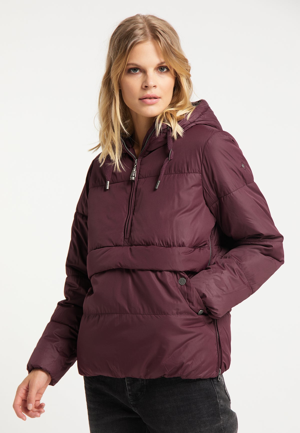 DreiMaster Vintage Women's Wattierte Schlupfjacke