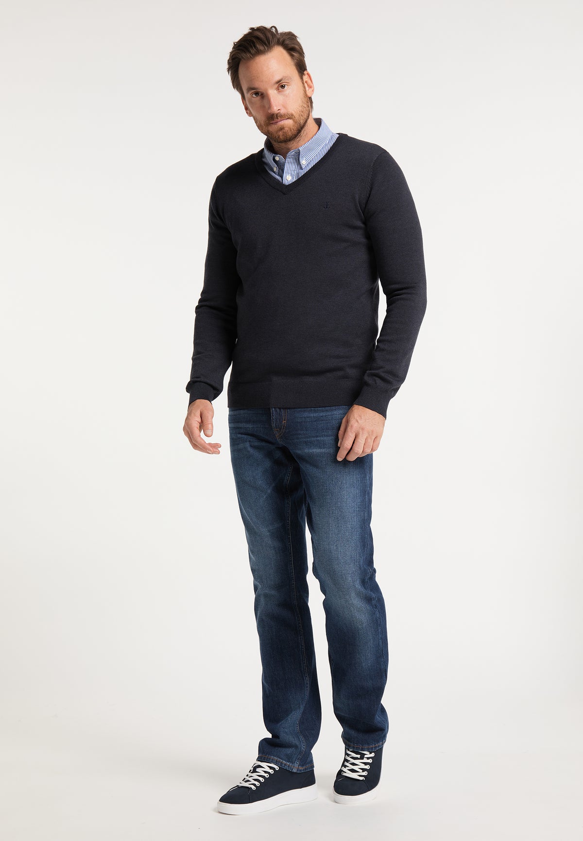 DreiMaster Maritim Herren-Strickpullover