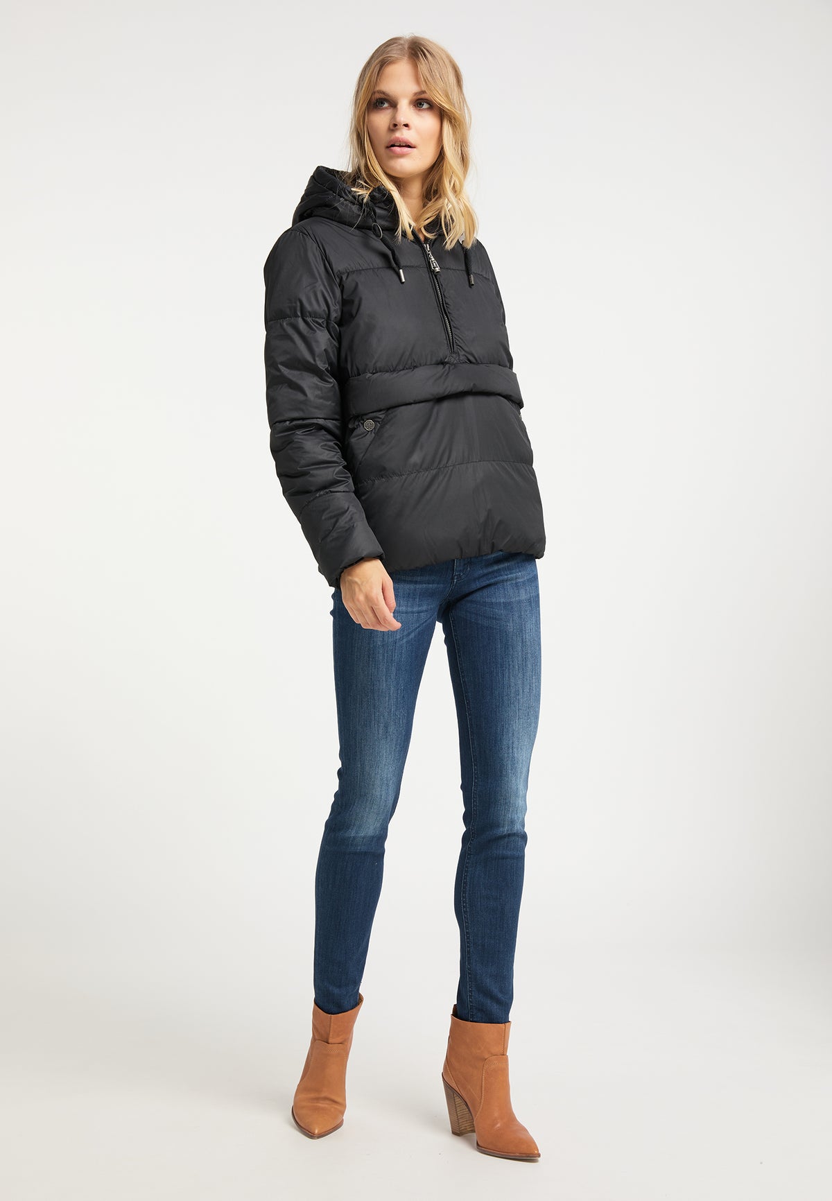 DreiMaster Vintage Women's Wattierte Schlupfjacke
