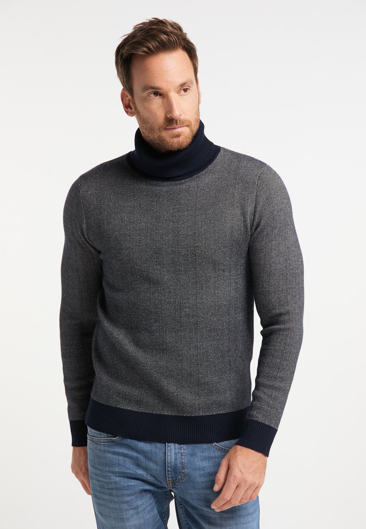 DreiMaster Vintage Herren-Rollkragenpullover