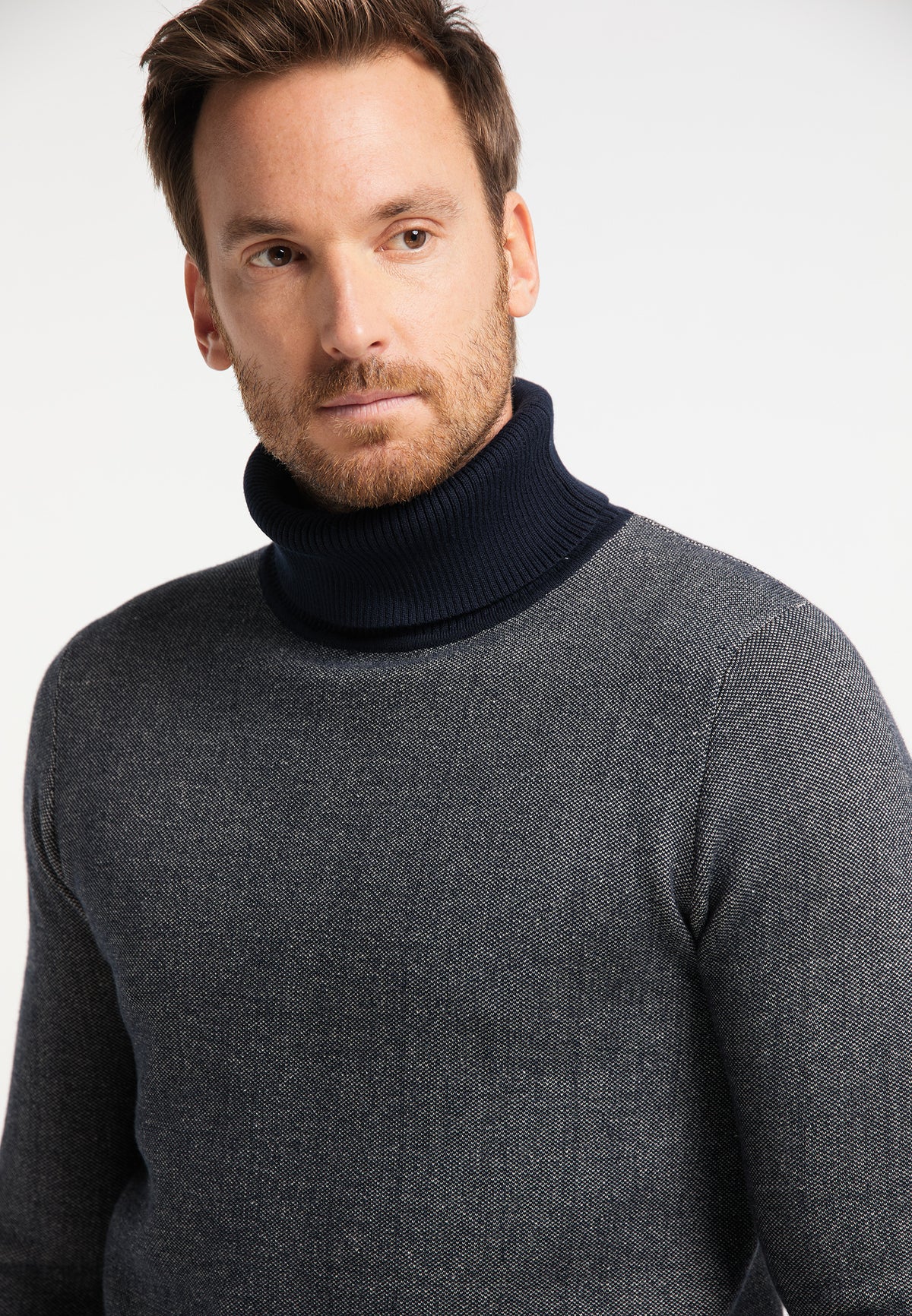 DreiMaster Vintage Herren-Rollkragenpullover