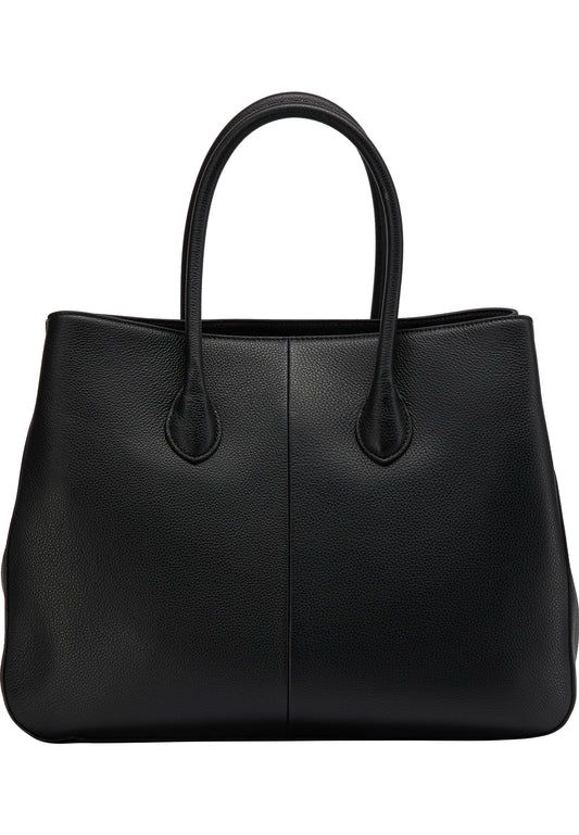 DreiMaster Klassik Damen-Henkeltasche aus Leder