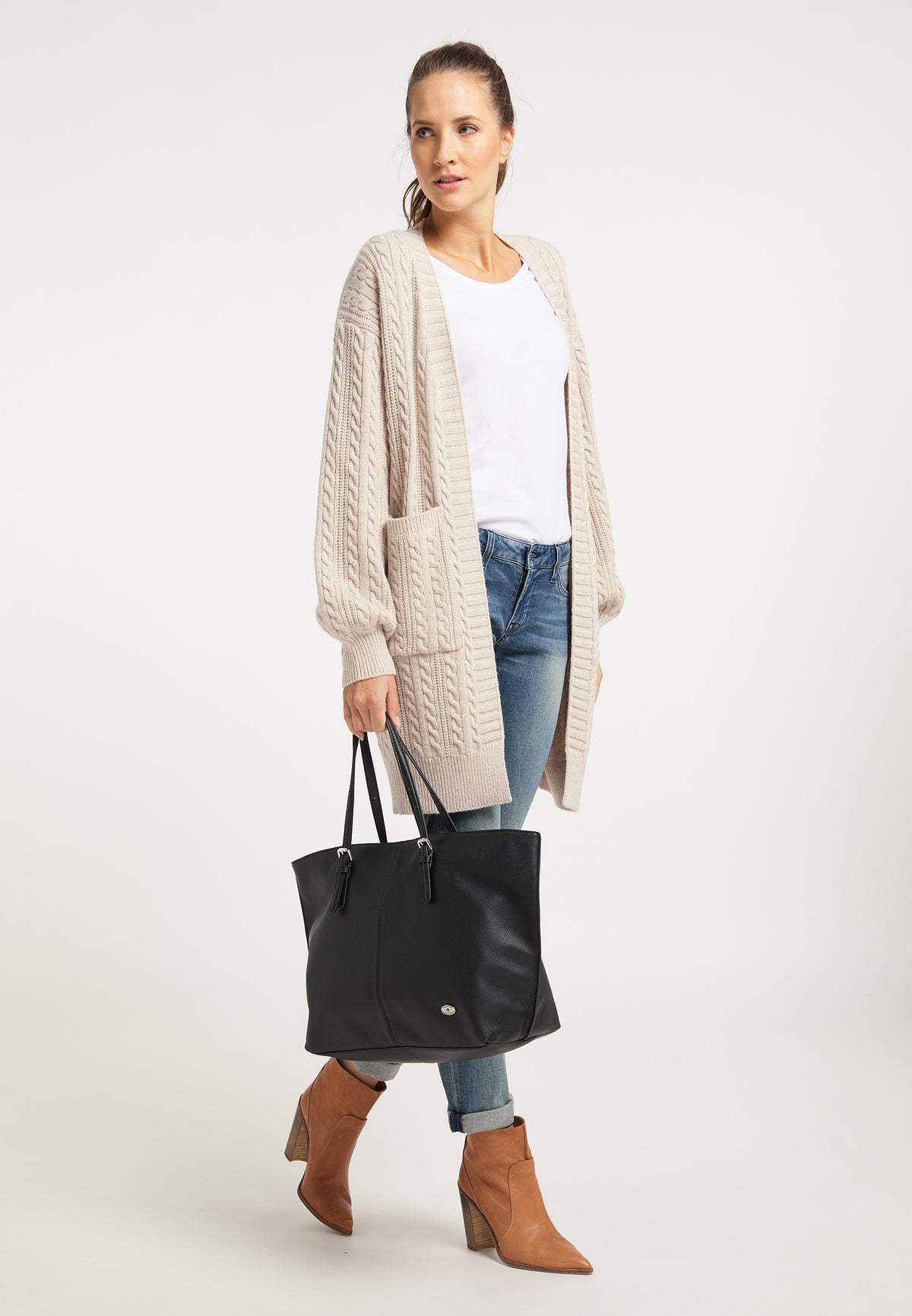 DreiMaster Vintage Women's Leder Shopper