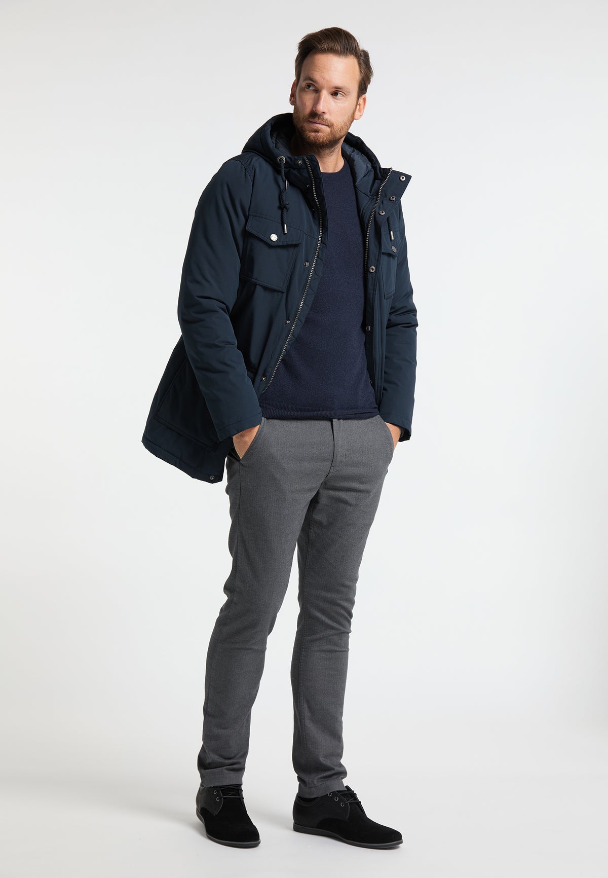 DreiMaster Klassik Herren-Winterjacke