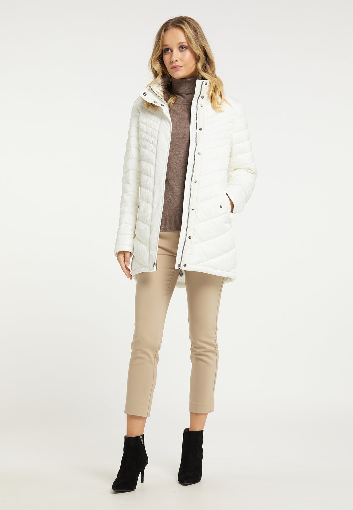 DreiMaster Klassik Women's Wattierter Kurzmantel