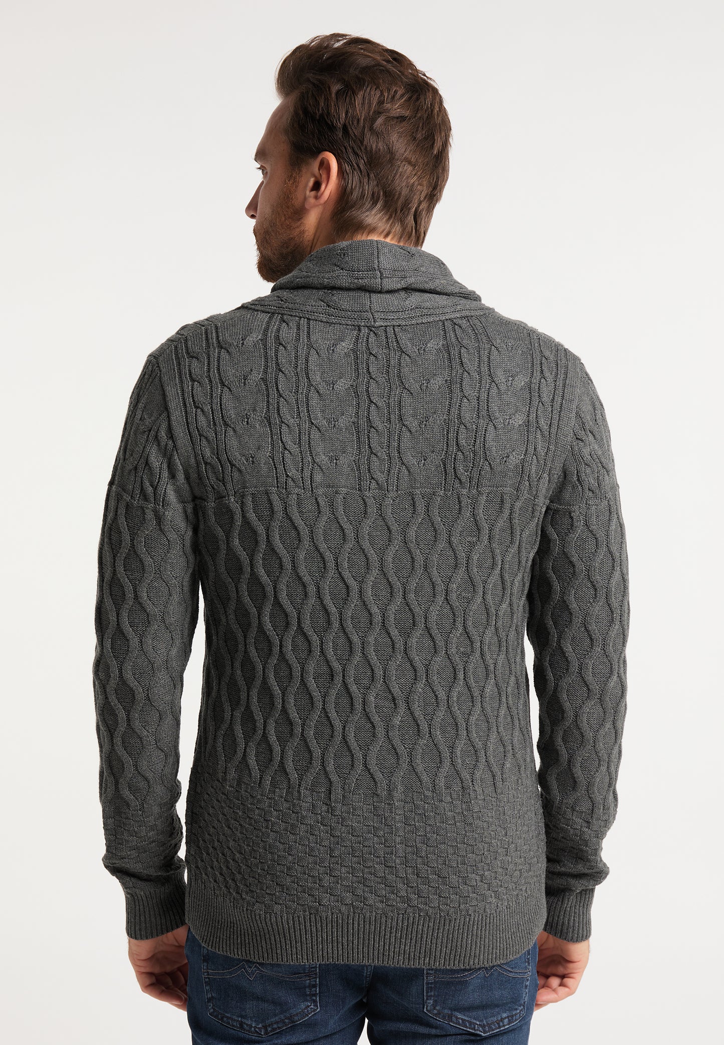 DreiMaster Vintage Herren-Strickjacke