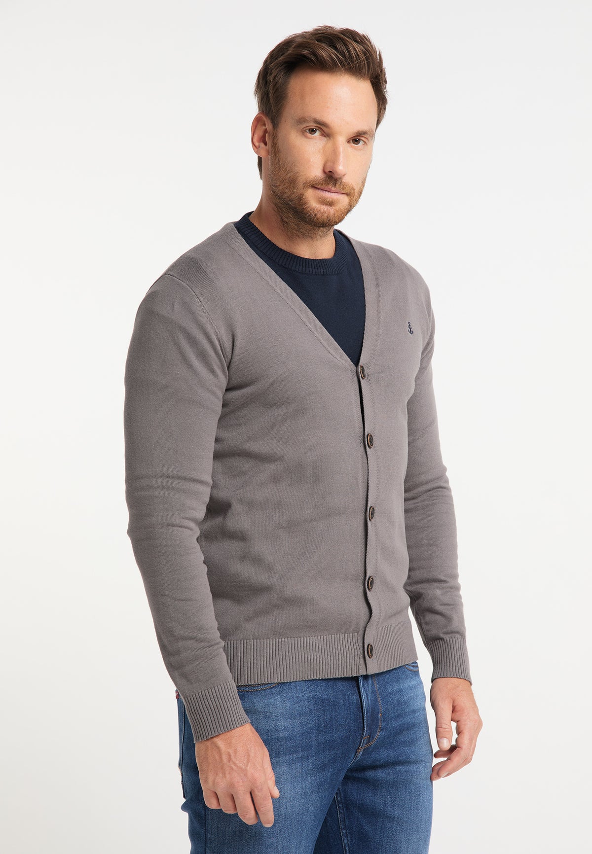 DreiMaster Maritim Herren-Cardigan