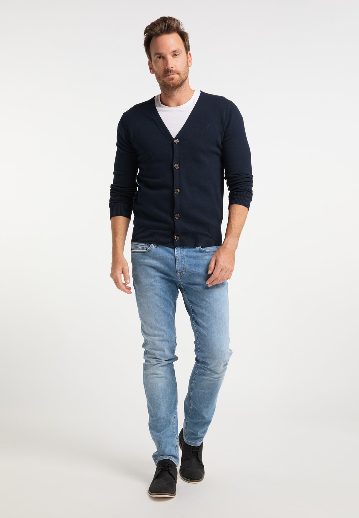 DreiMaster Maritim Herren-Cardigan