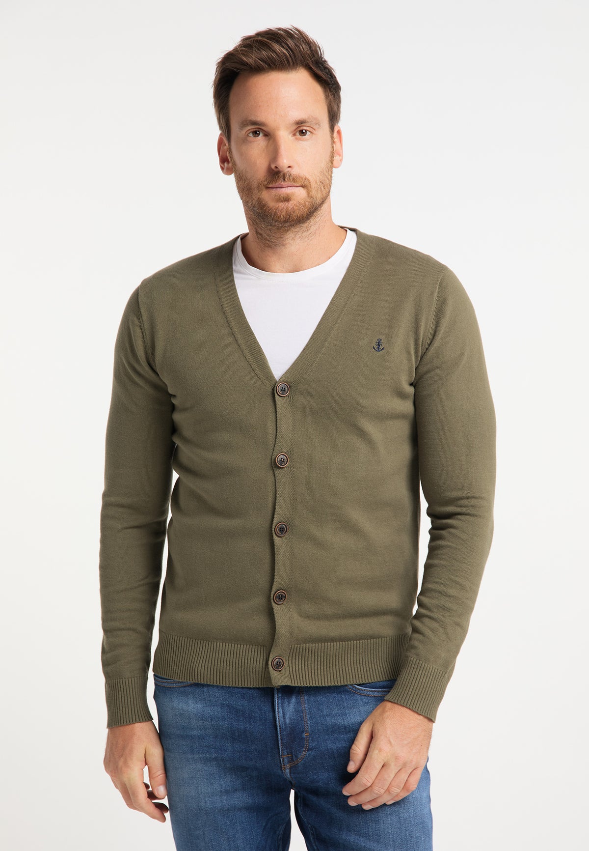 DreiMaster Maritim Herren-Cardigan