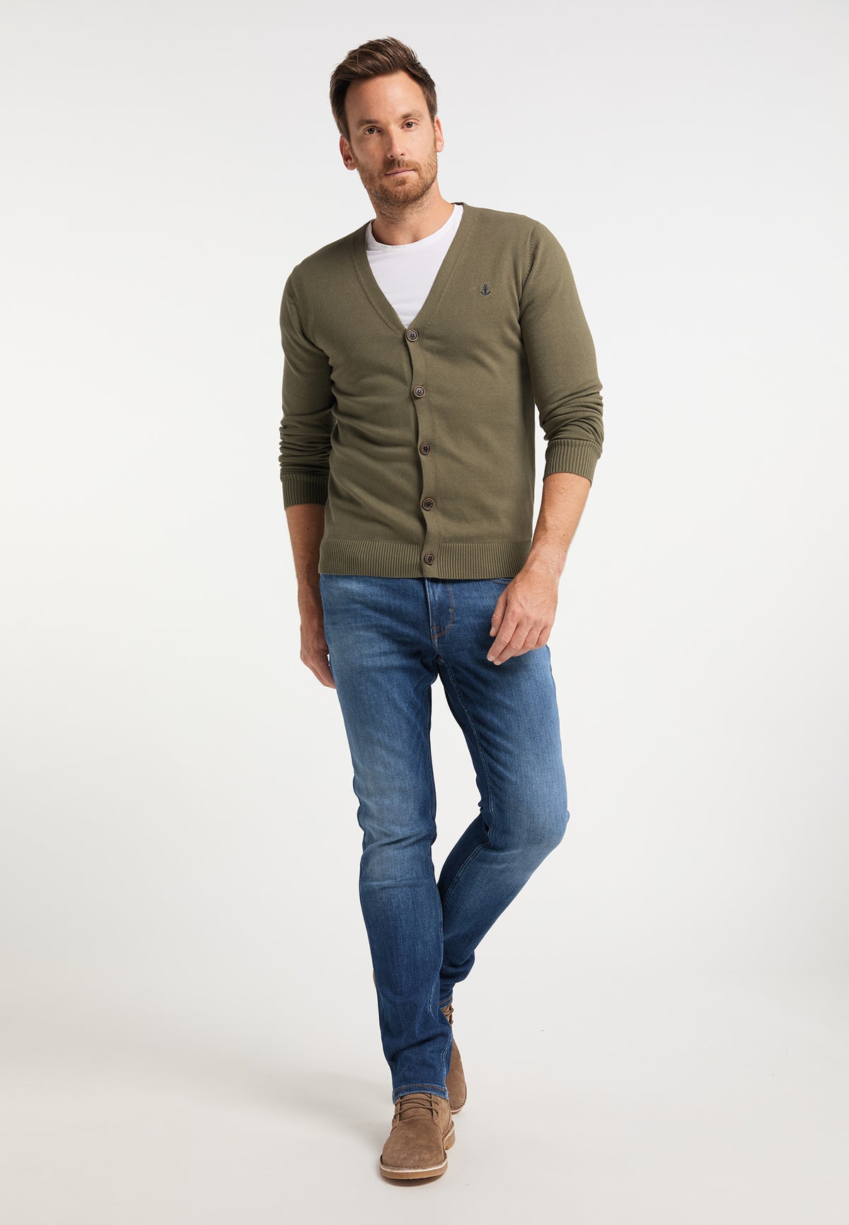 DreiMaster Maritim Herren-Cardigan