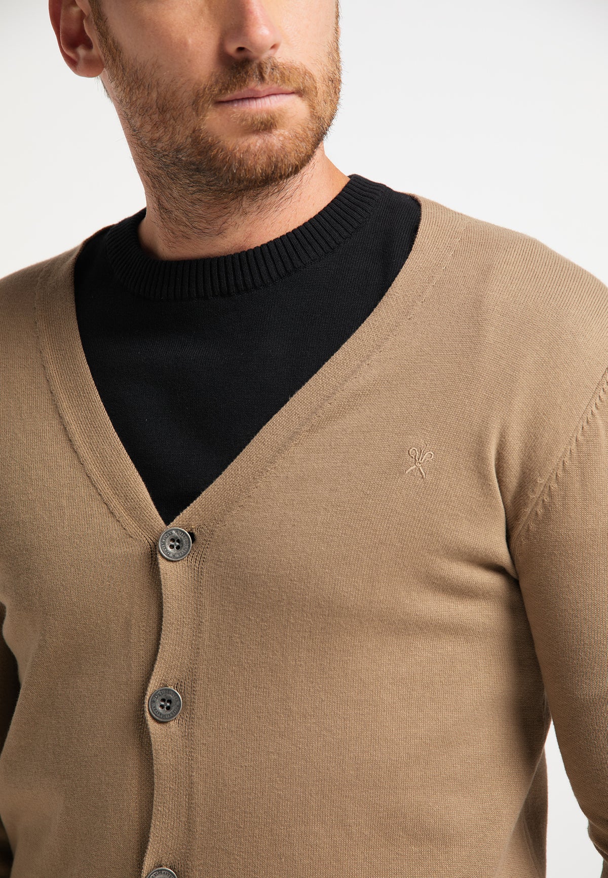 DreiMaster Klassik Herren-Strickjacke