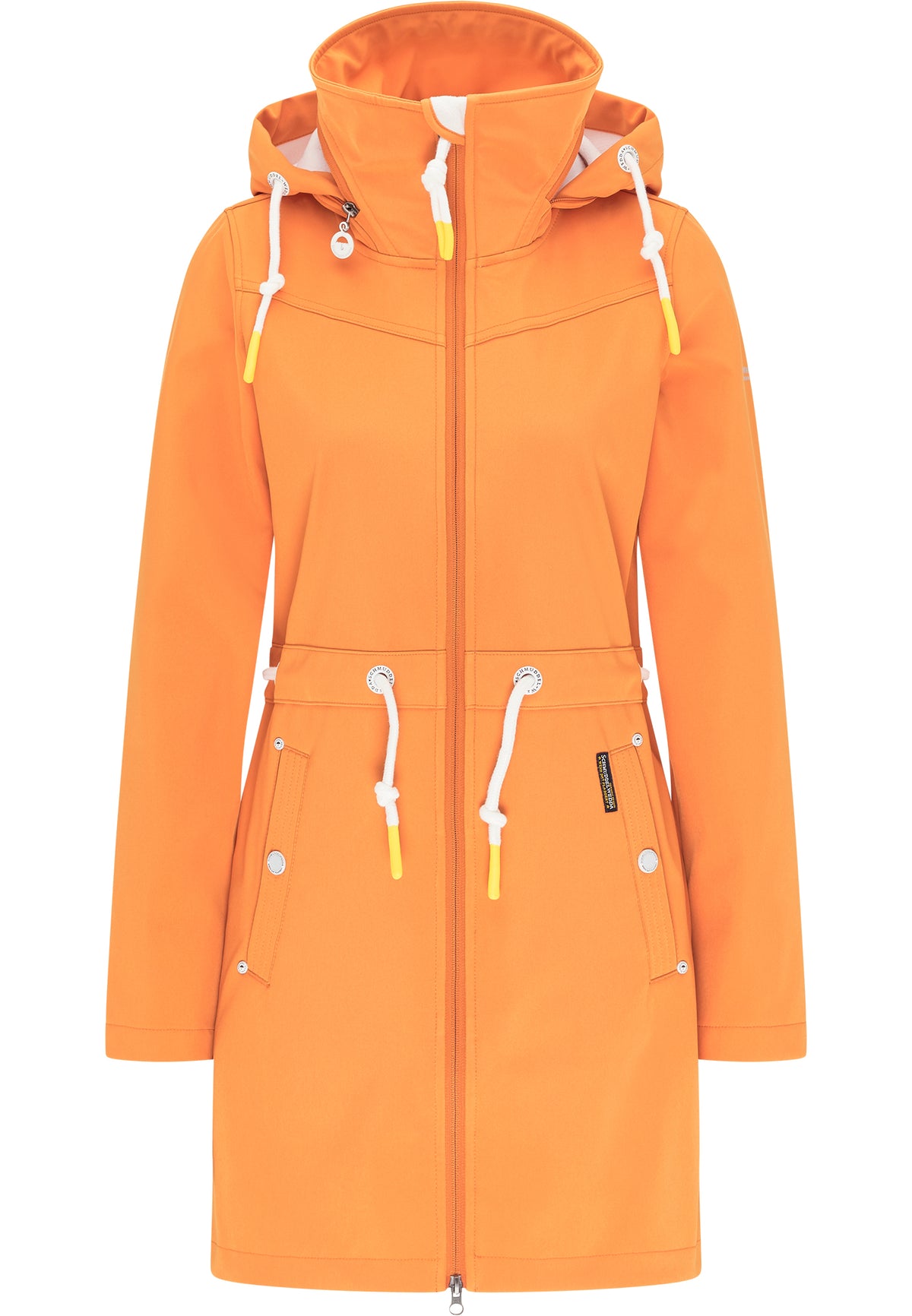 Schmuddelwedda Damen-Softshellmantel mit Magic-Ankerprint