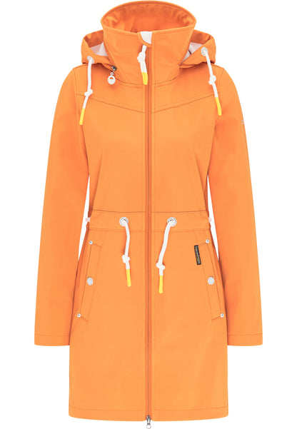 Schmuddelwedda Damen-Softshellmantel mit Magic-Ankerprint