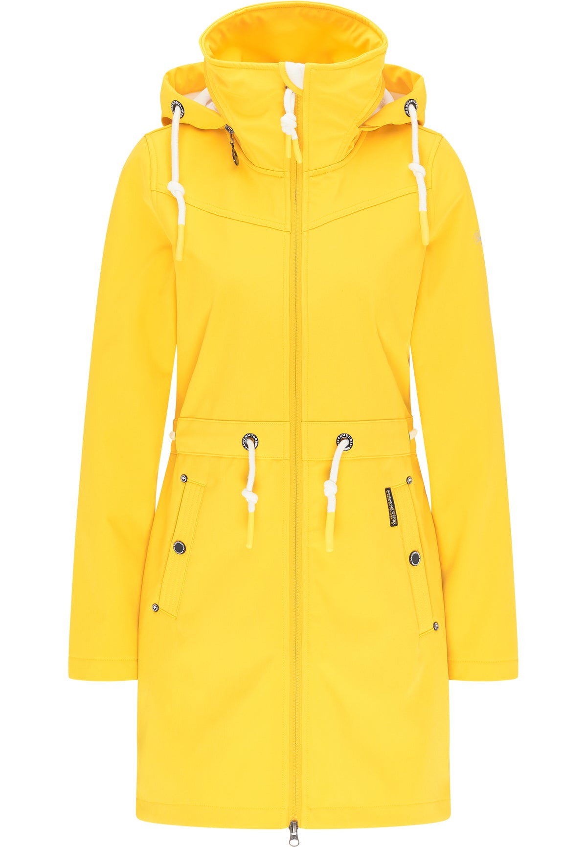 Schmuddelwedda Damen-Softshellmantel mit Magic-Ankerprint