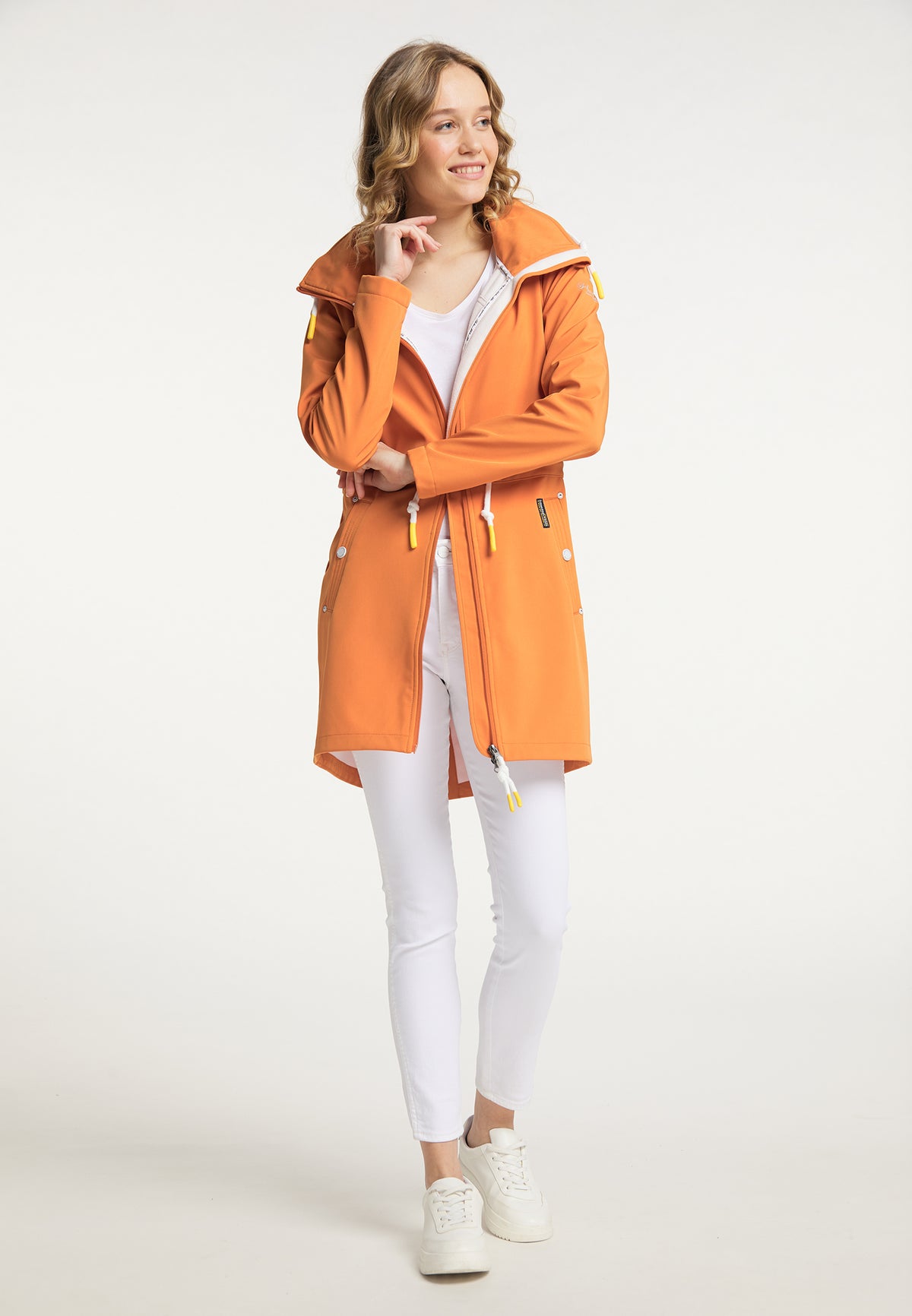 Schmuddelwedda Damen-Softshellmantel mit Magic-Ankerprint