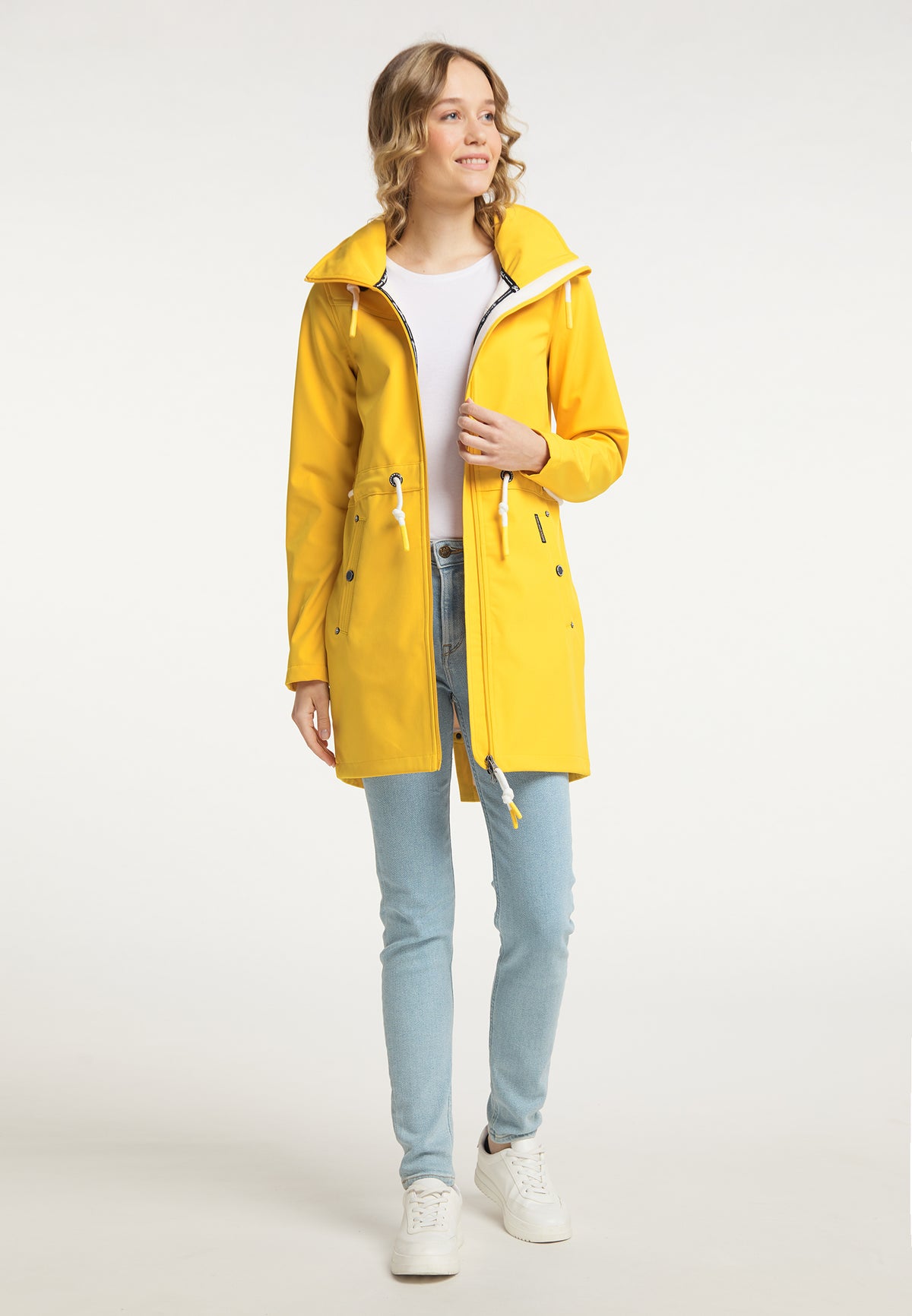 Schmuddelwedda Damen-Softshellmantel mit Magic-Ankerprint
