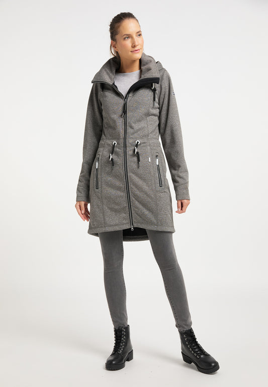 ICEBOUND Damen Funktionaler Strickfleecemantel