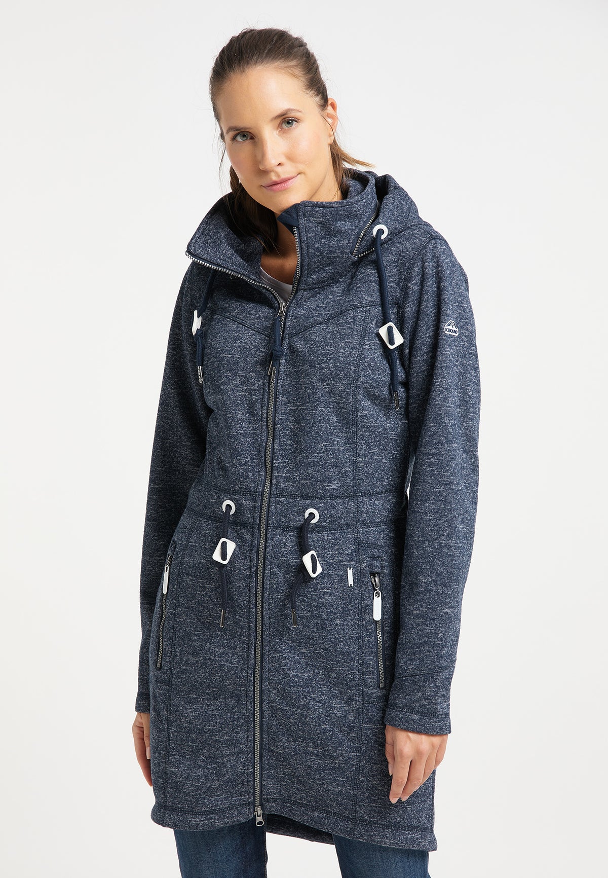 ICEBOUND Damen Funktionaler Strickfleecemantel