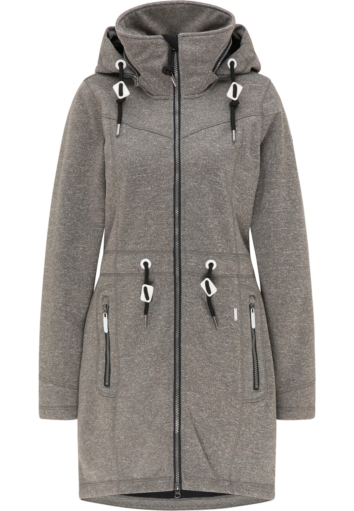 ICEBOUND Damen Funktionaler Strickfleecemantel
