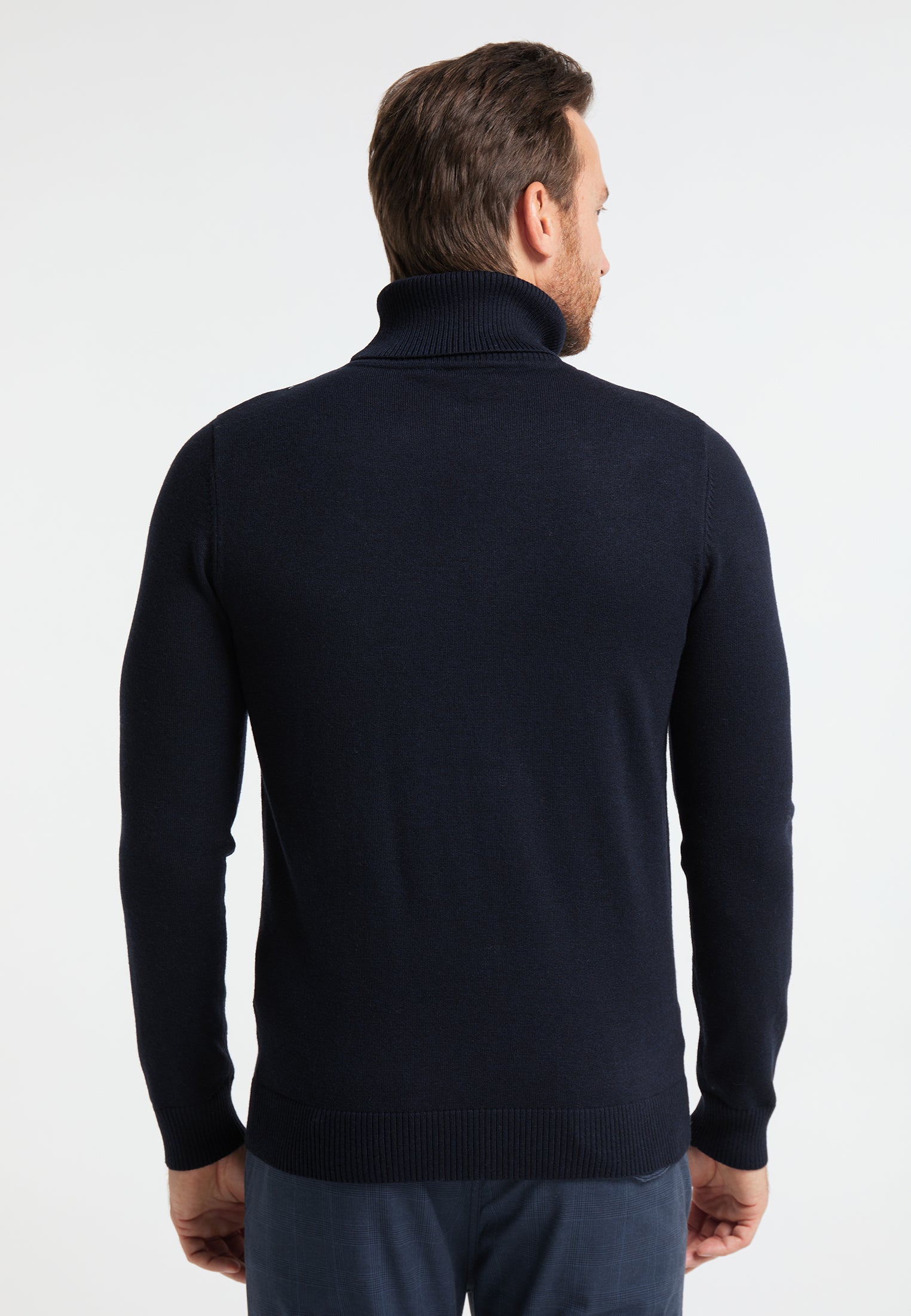 DreiMaster Klassik Herren-Rollkragenpullover