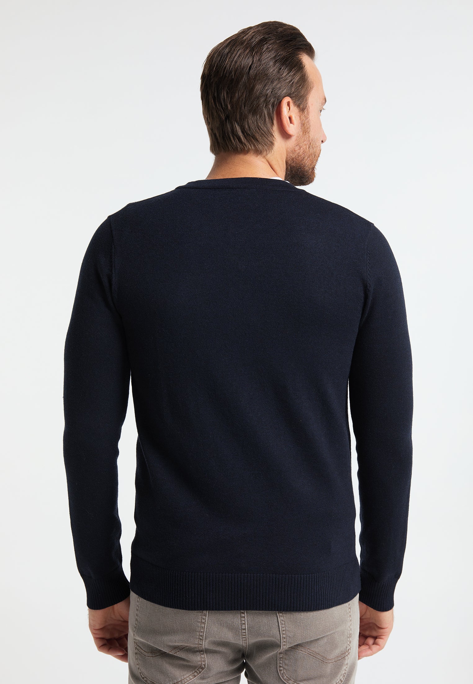 DreiMaster Klassik Herren-Strickjacke