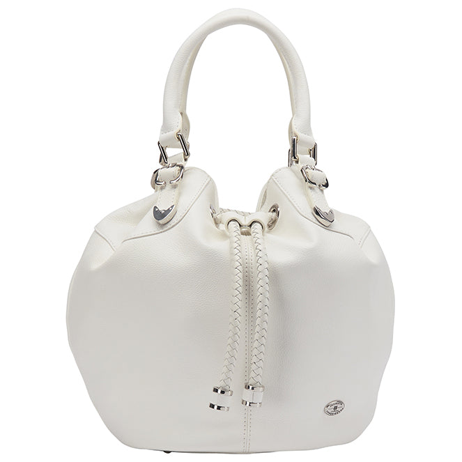 DreiMaster Vintage Damen Leder Henkeltasche