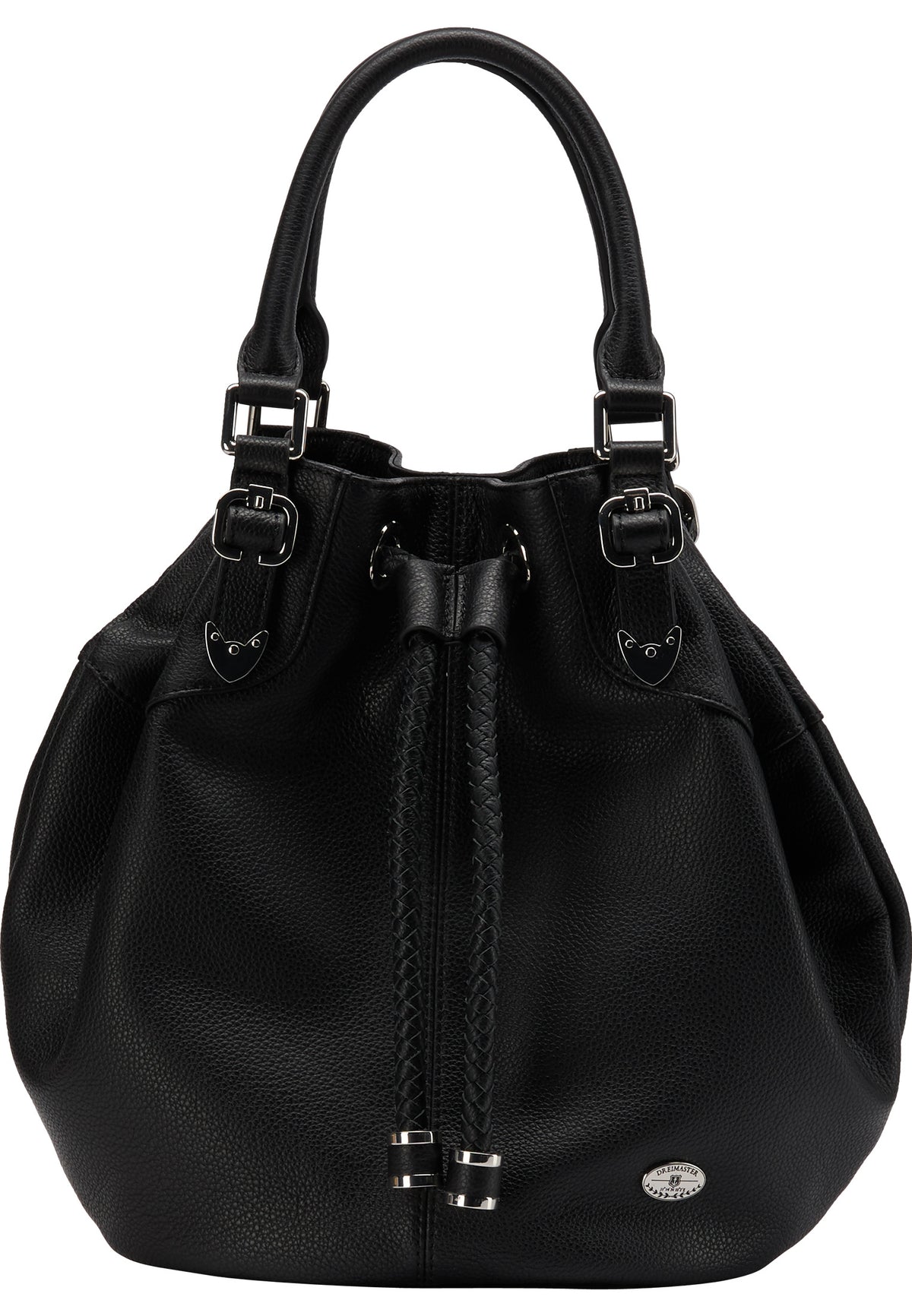 DreiMaster Vintage Damen Leder Henkeltasche