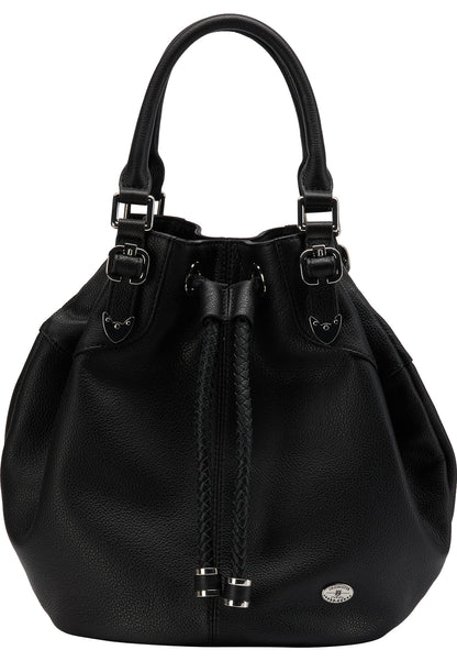 DreiMaster Vintage Damen Leder Henkeltasche