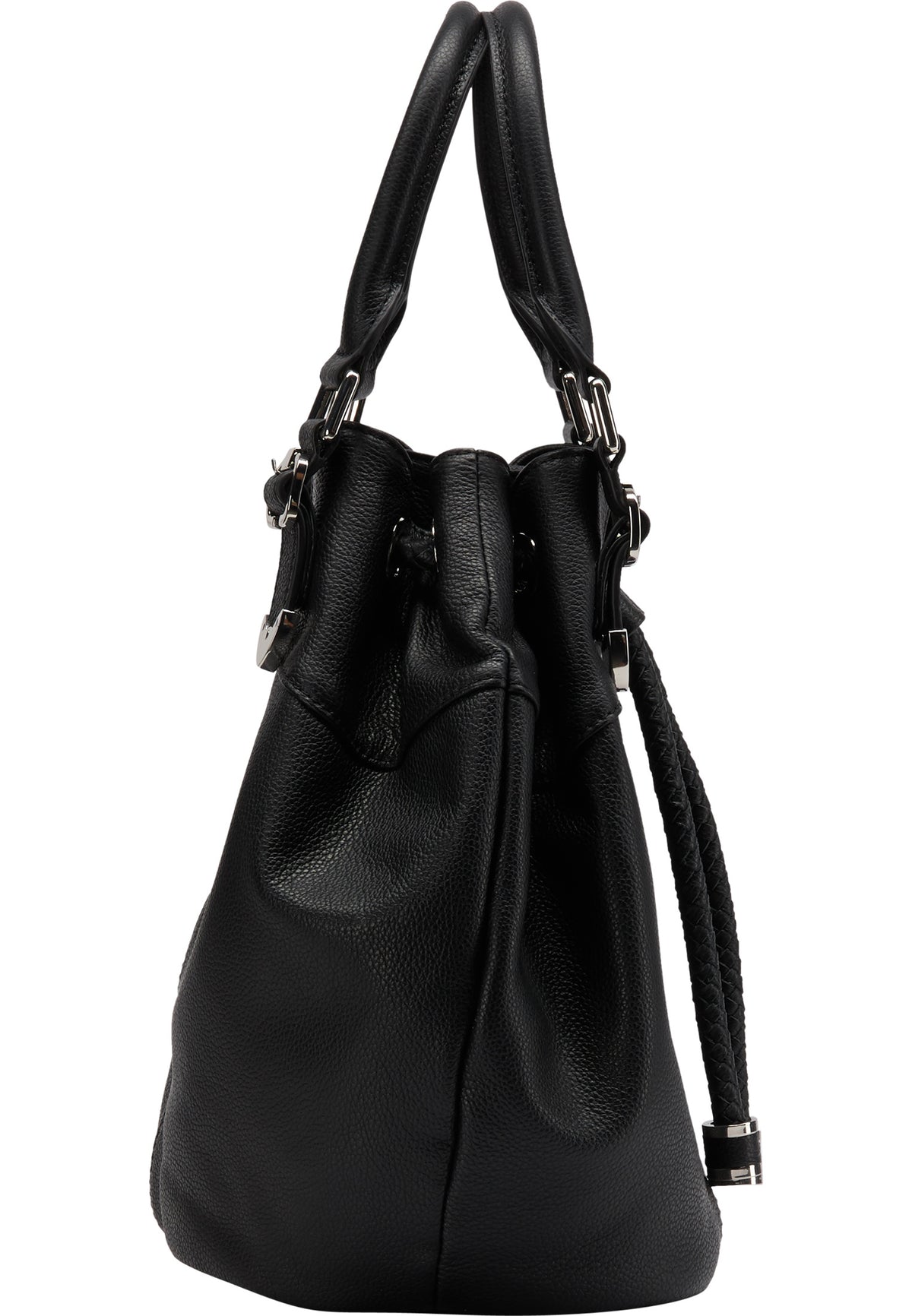 DreiMaster Vintage Damen Leder Henkeltasche