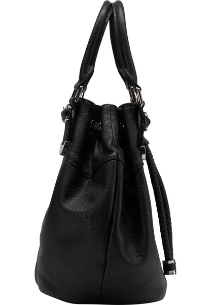 DreiMaster Vintage Damen Leder Henkeltasche