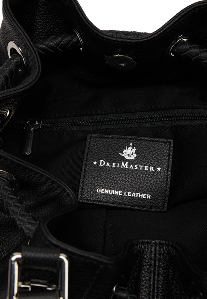 DreiMaster Vintage Damen Leder Henkeltasche