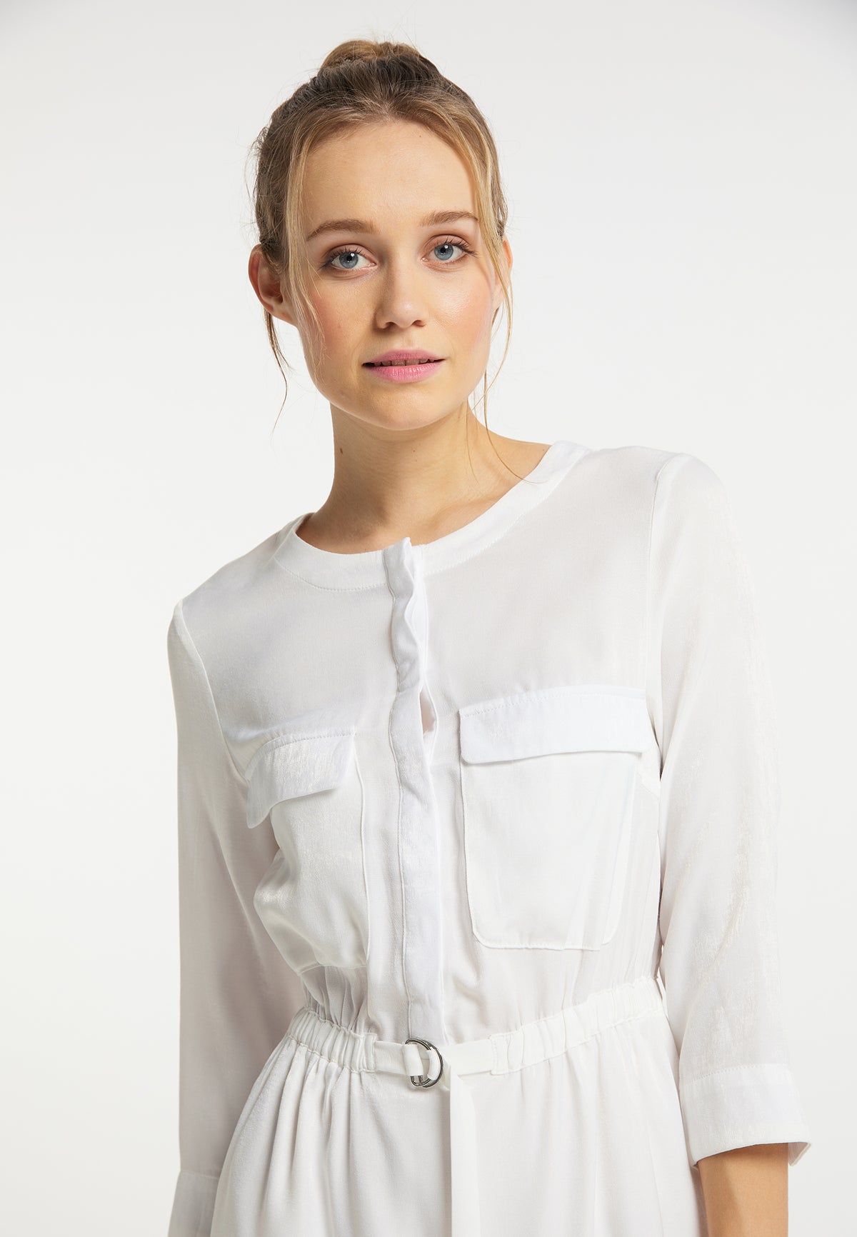 DreiMaster Vintage Damen-Hemdblusenkleid