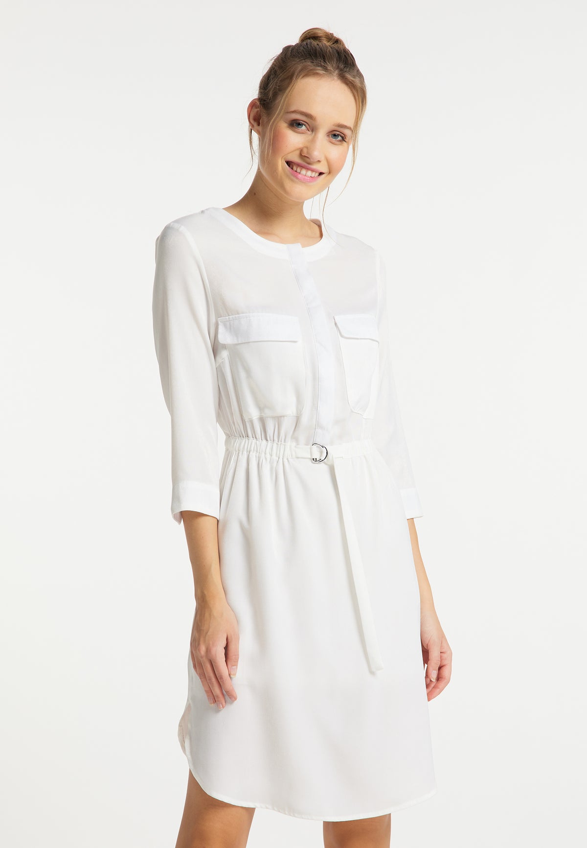 DreiMaster Vintage Damen-Hemdblusenkleid