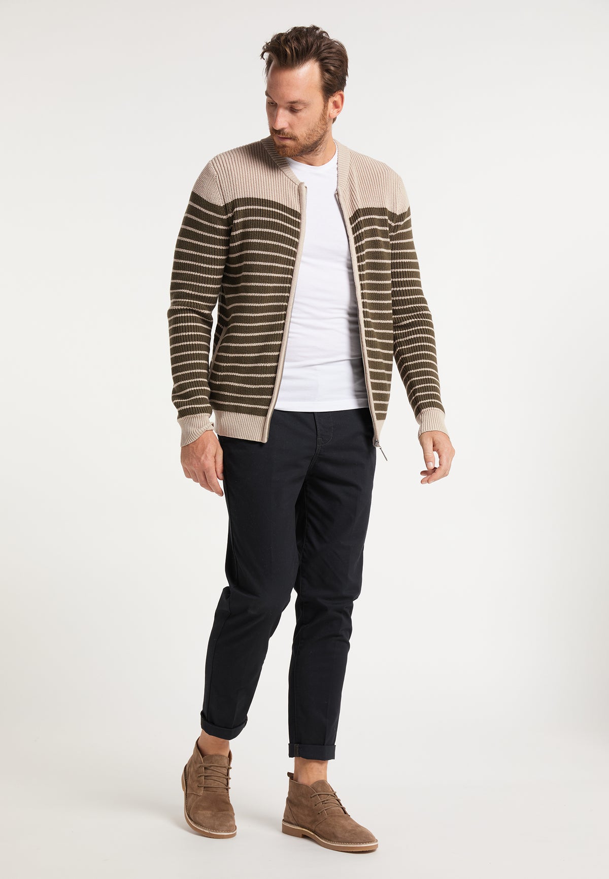 DreiMaster Maritim Herren-Cardigan