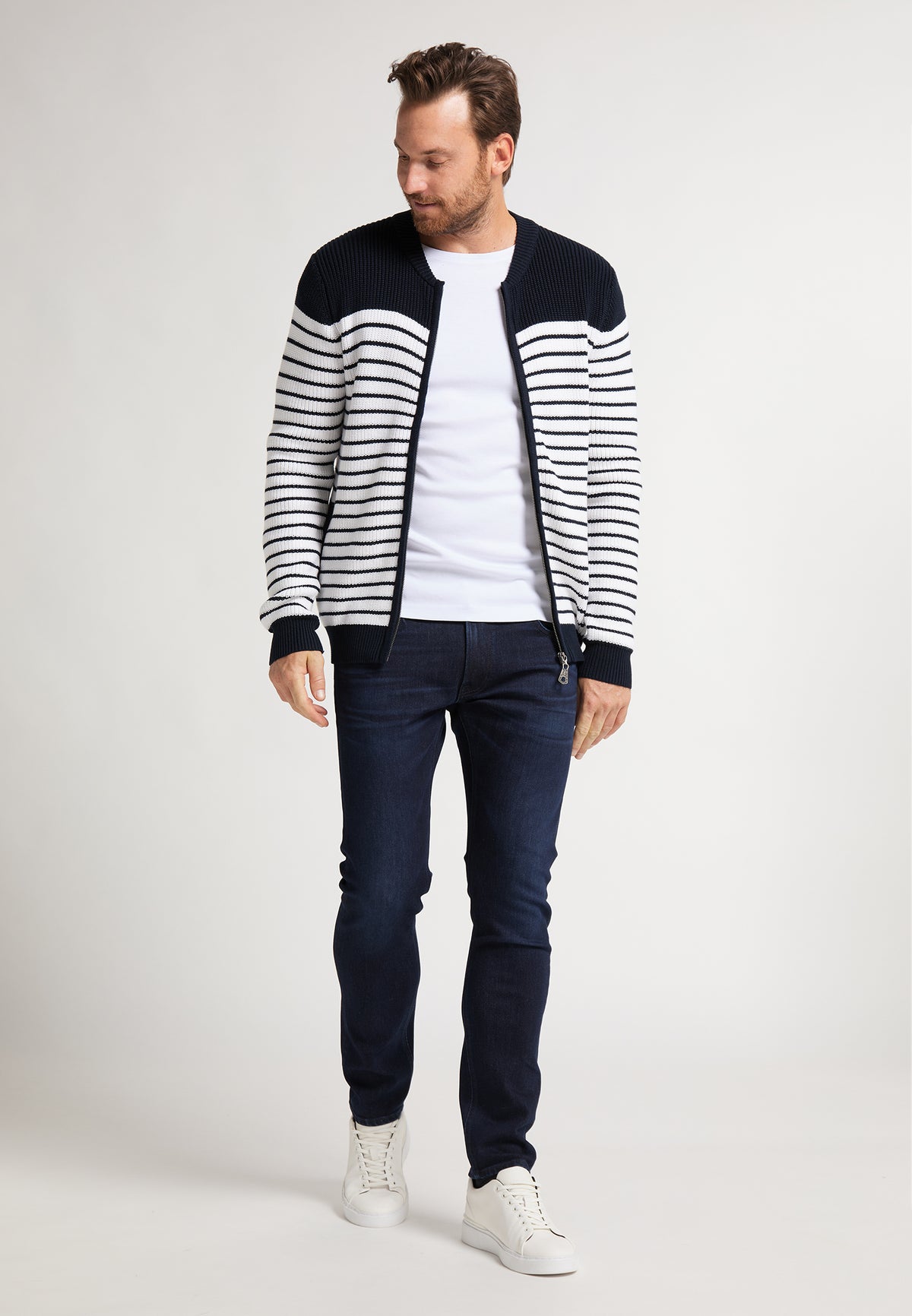 DreiMaster Maritim Herren-Cardigan