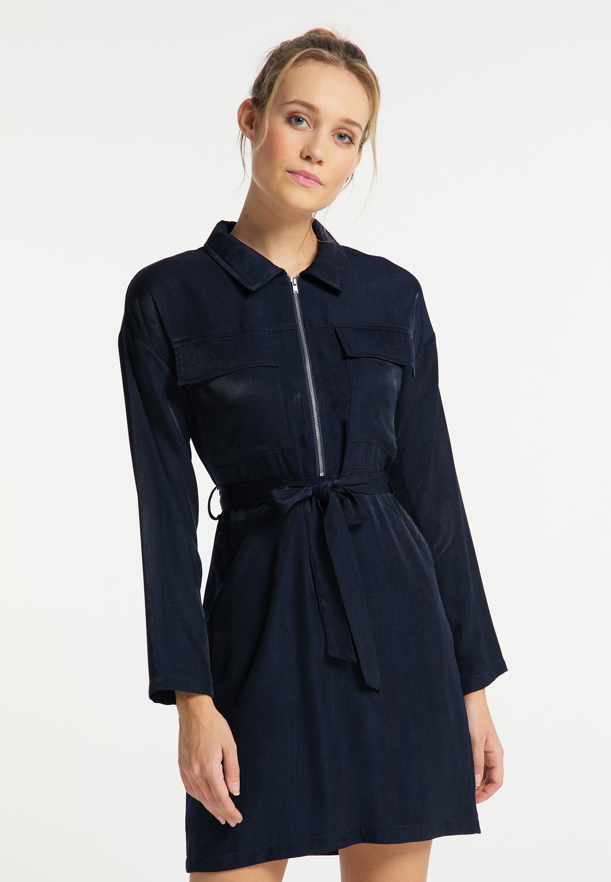 DreiMaster Vintage Women's Hemdblusenkleid