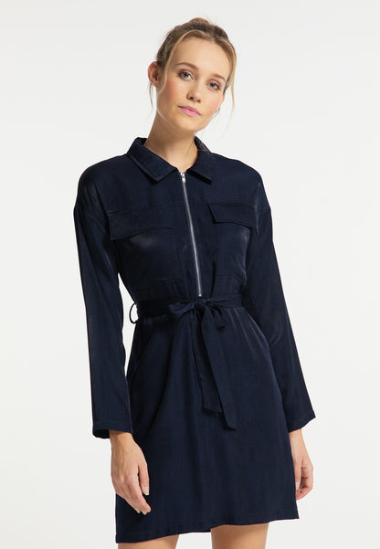 DreiMaster Vintage Women's Hemdblusenkleid