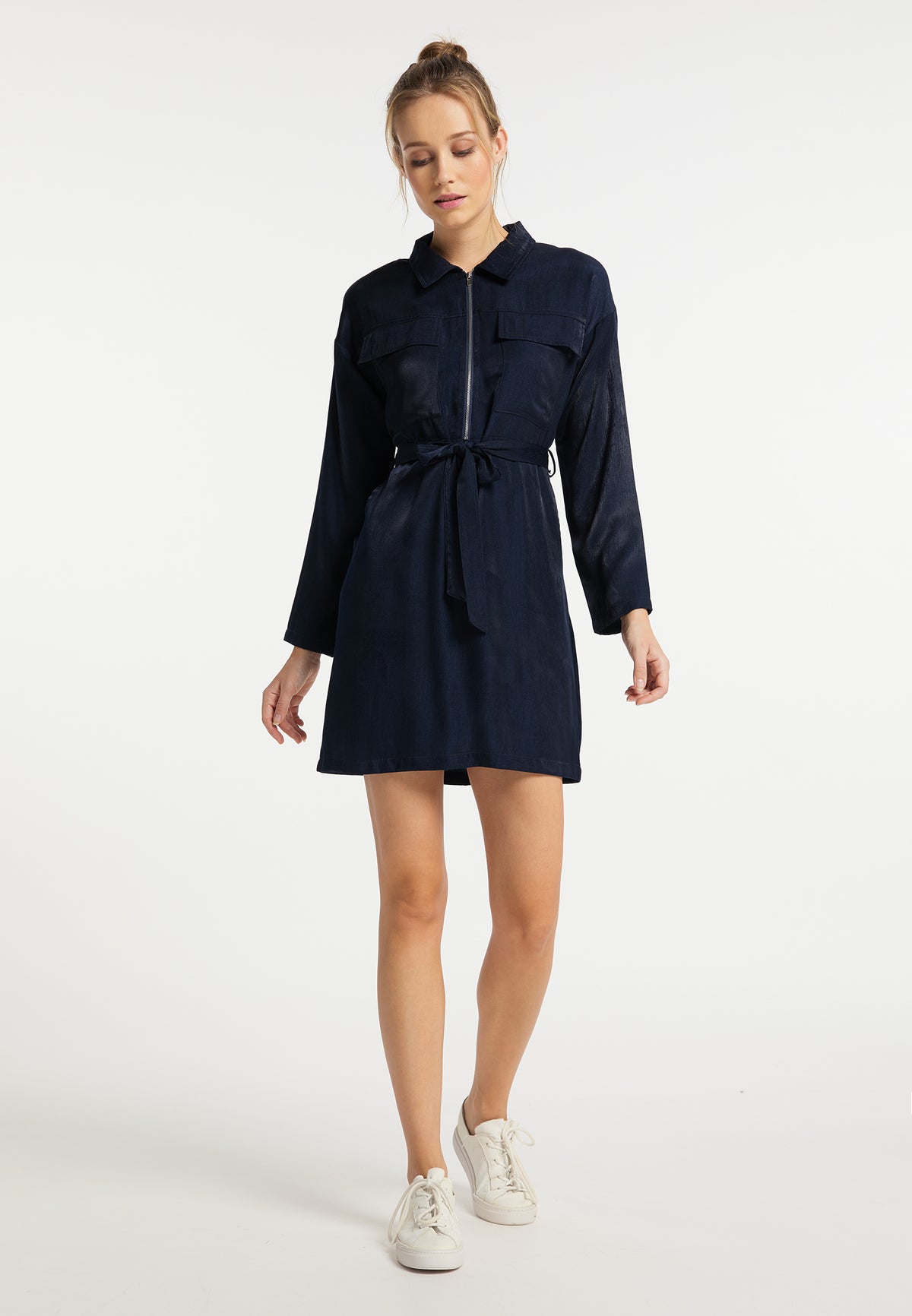 DreiMaster Vintage Women's Hemdblusenkleid