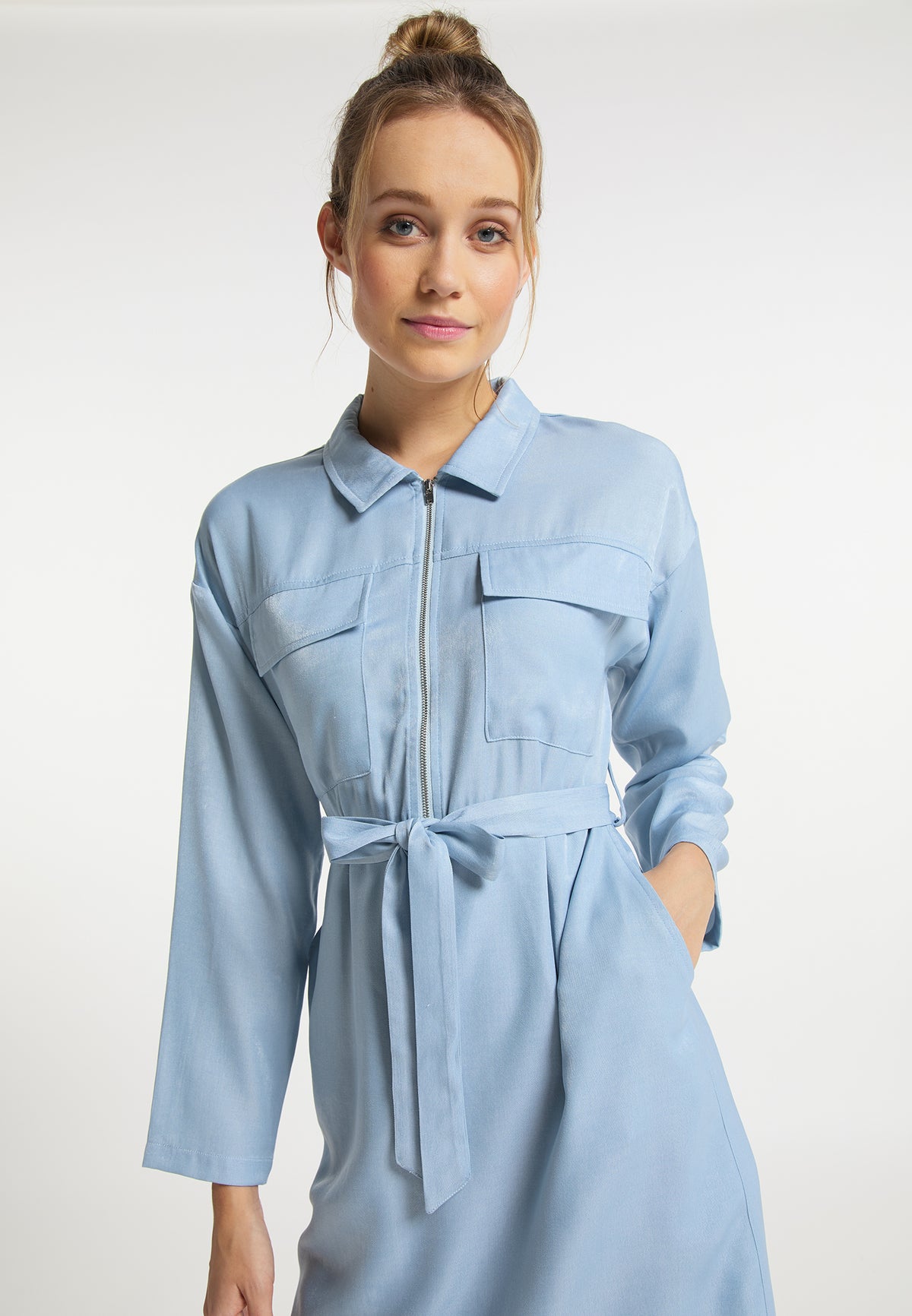 DreiMaster Vintage Women's Hemdblusenkleid