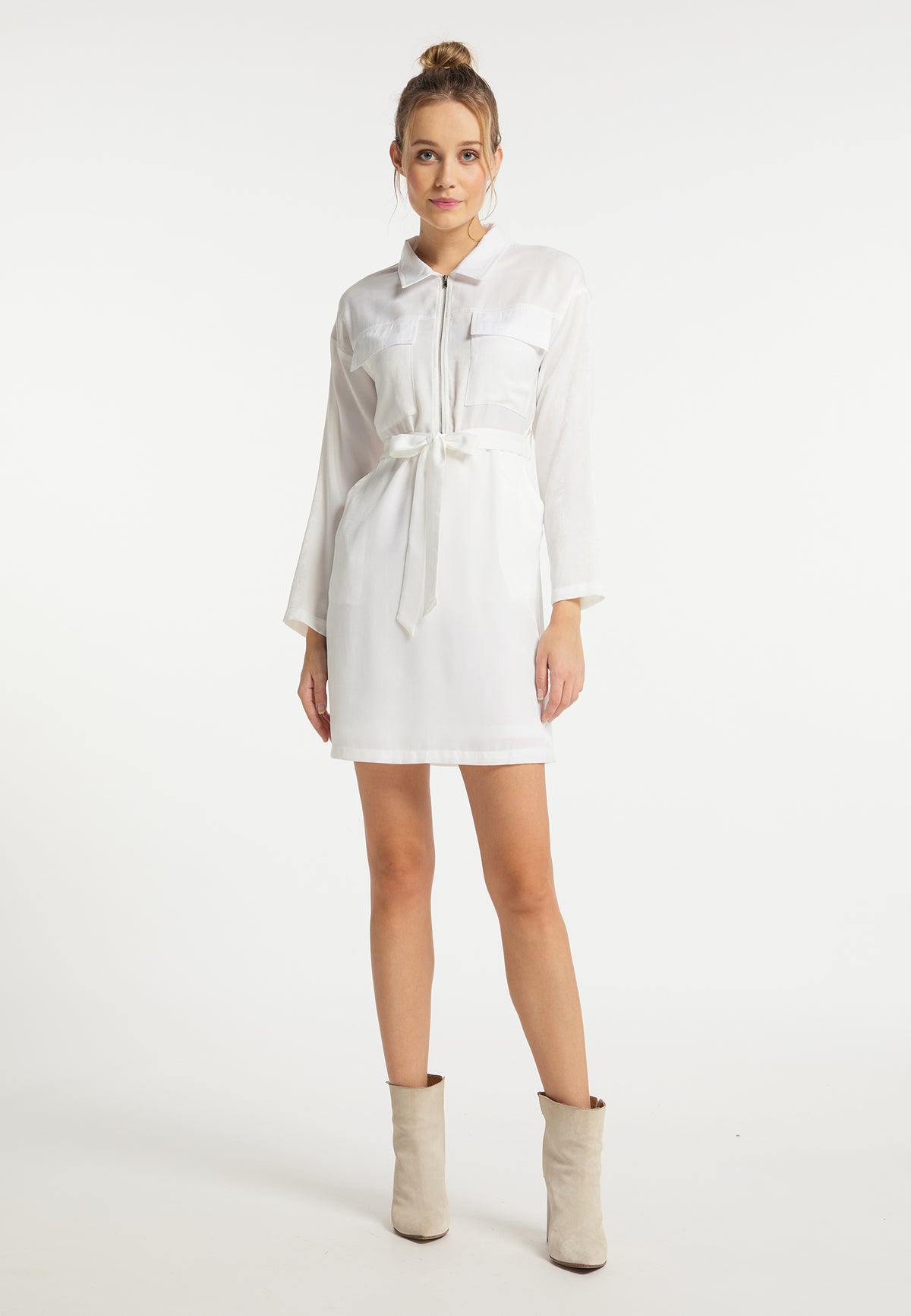 DreiMaster Vintage Women's Hemdblusenkleid