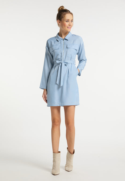 DreiMaster Vintage Damen-Hemdblusenkleid