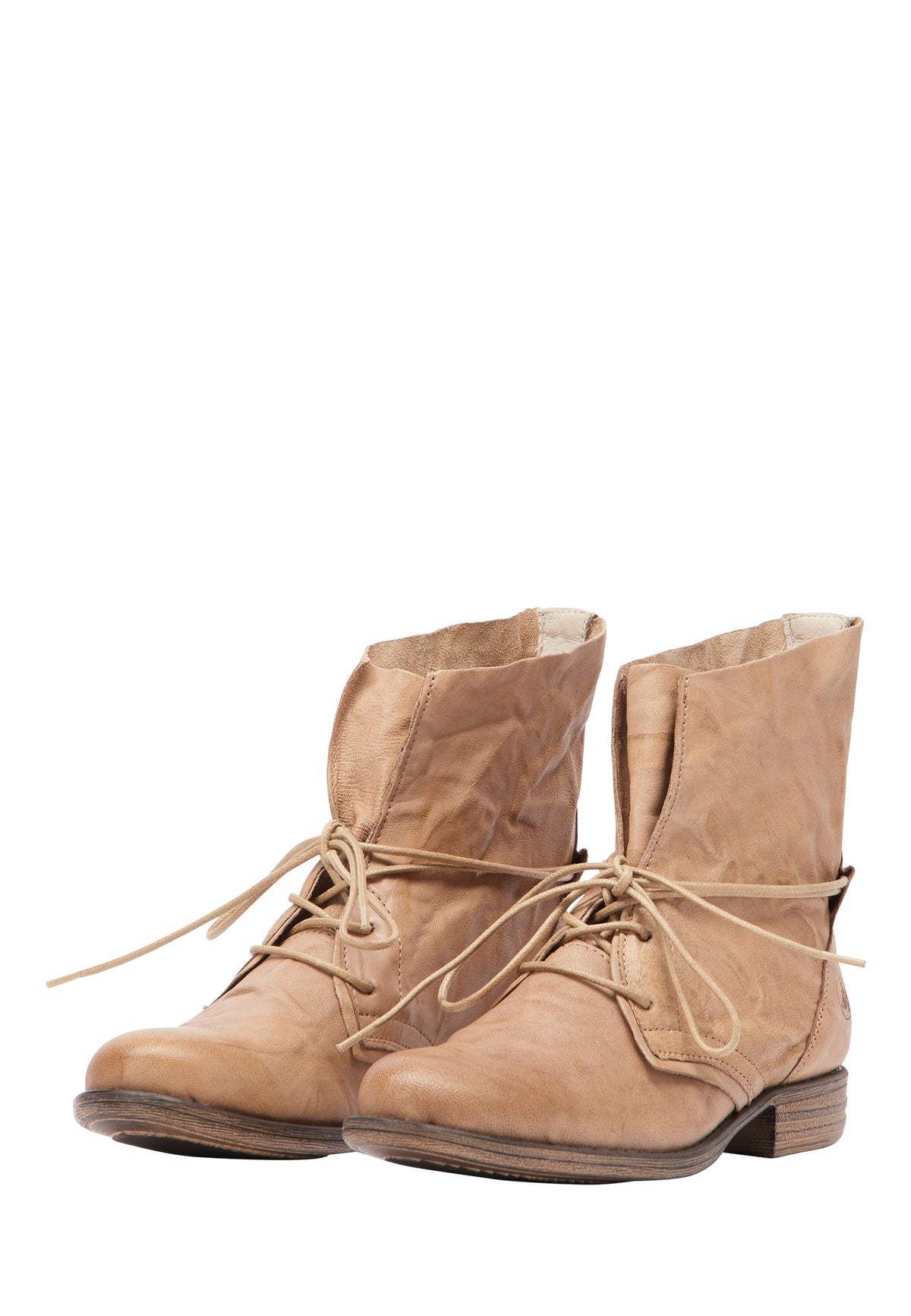 DreiMaster Vintage Damen Weiche Lederstiefeletten