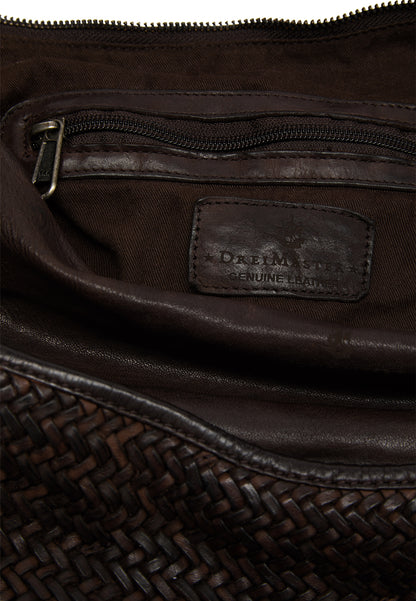DreiMaster Vintage Damen Lederhandtasche