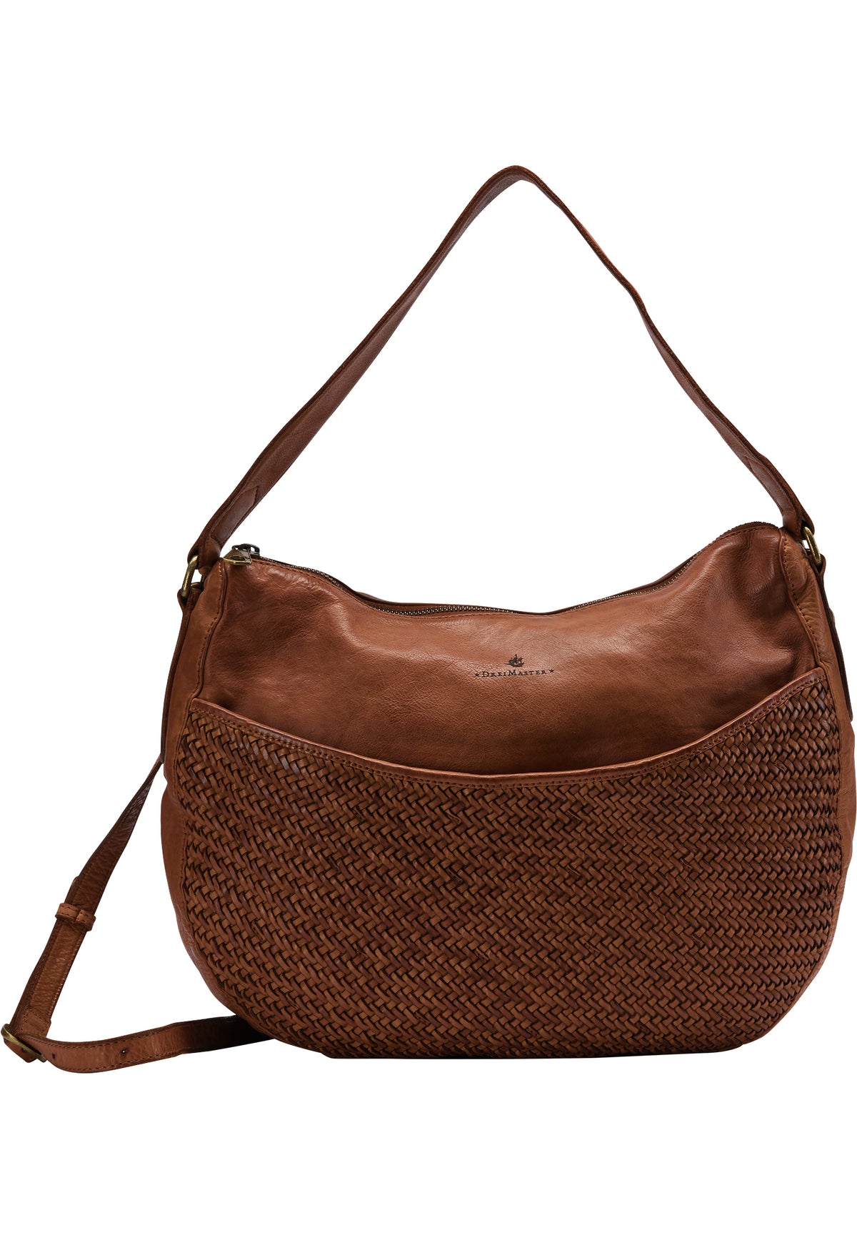 DreiMaster Vintage Damen Lederhandtasche
