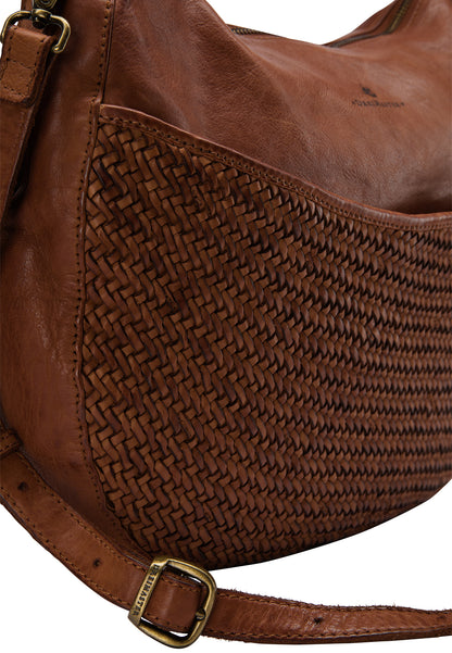 DreiMaster Vintage Damen Lederhandtasche