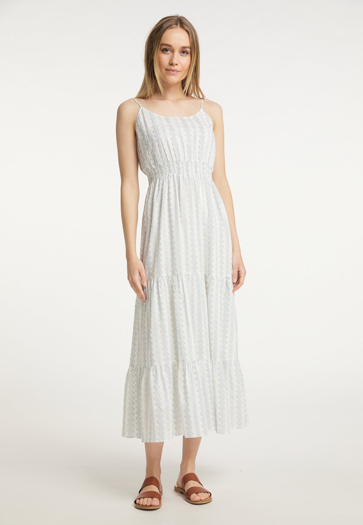 DreiMaster Vintage Damen-Maxikleid